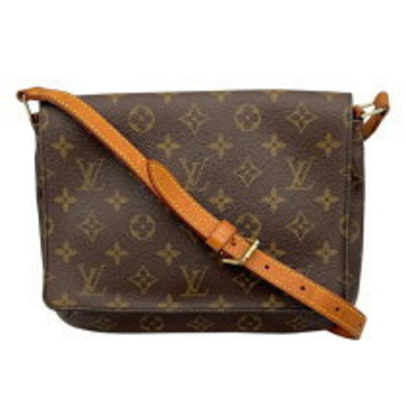 Louis Vuitton Musette Tango Brown Monogram Canvas Shoulder Bag - Picture 1 of 7